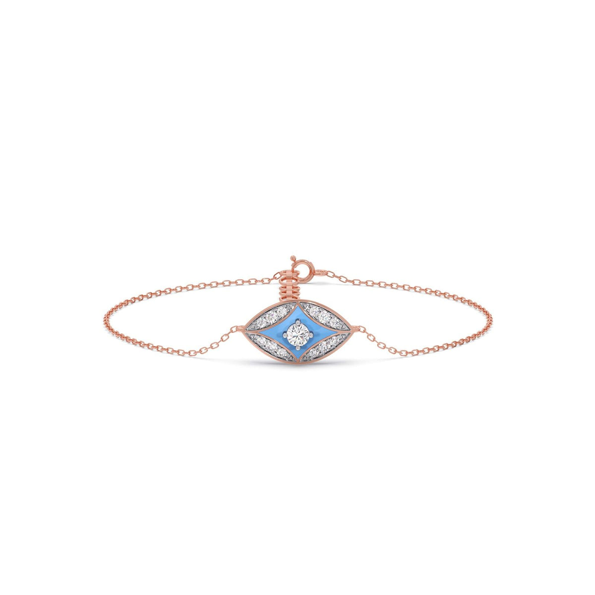 Cotton Candy Skyline Diamond Bracelet