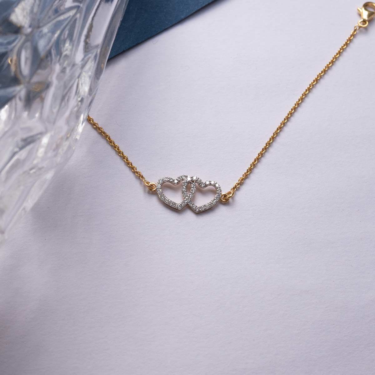 Rejoicing Hearts Diamond Bracelet