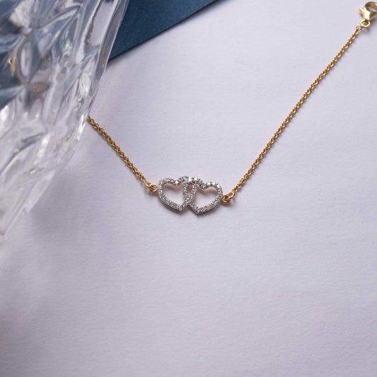 Rejoicing Hearts Diamond Bracelet