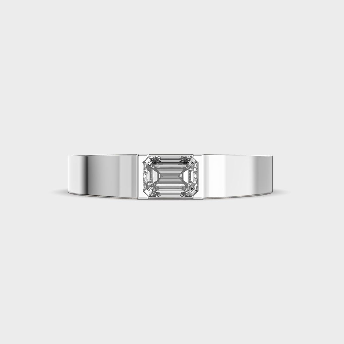 Earnest Proposal Diamond Band For Men - View 6