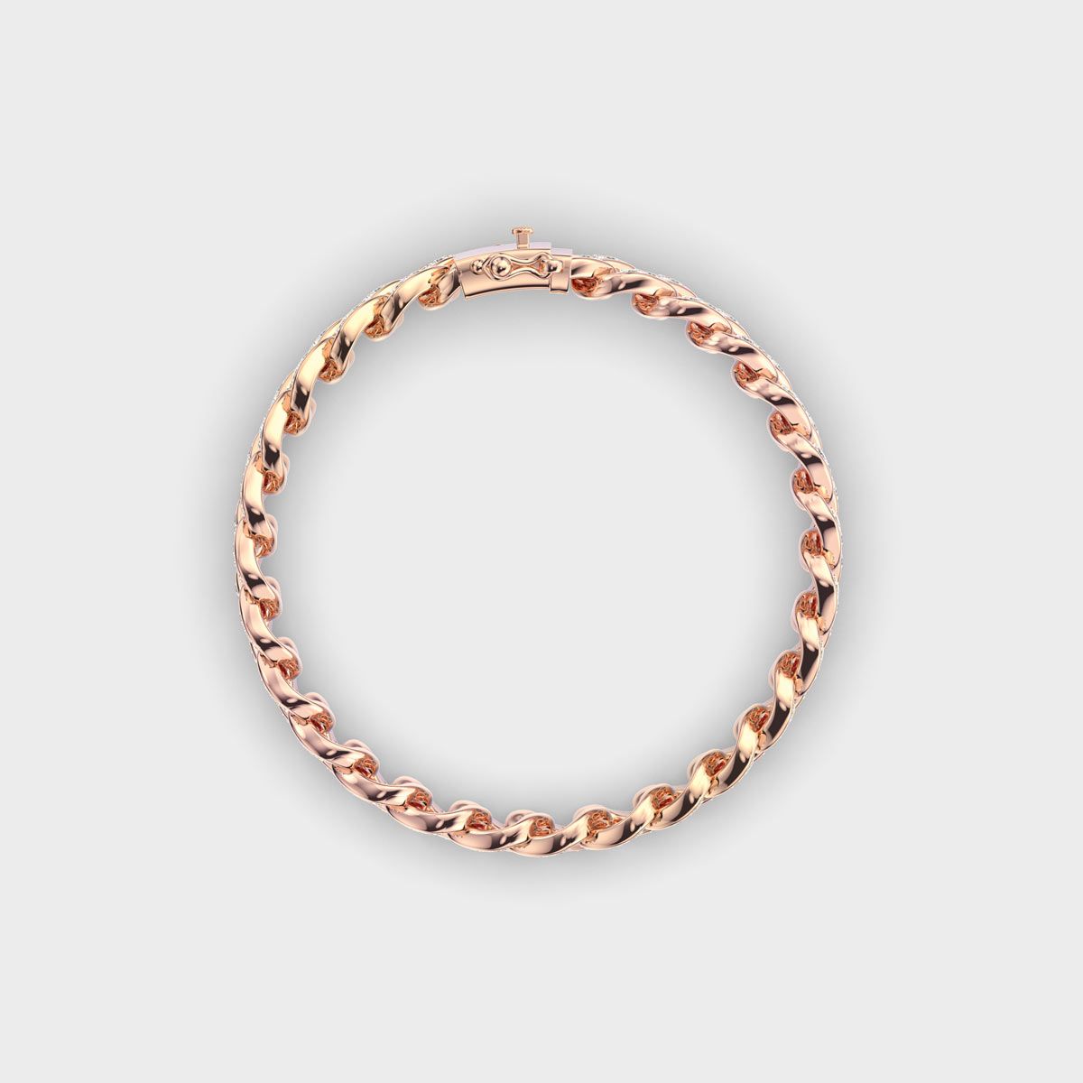 Chain of Love Diamond Cluster Bracelet