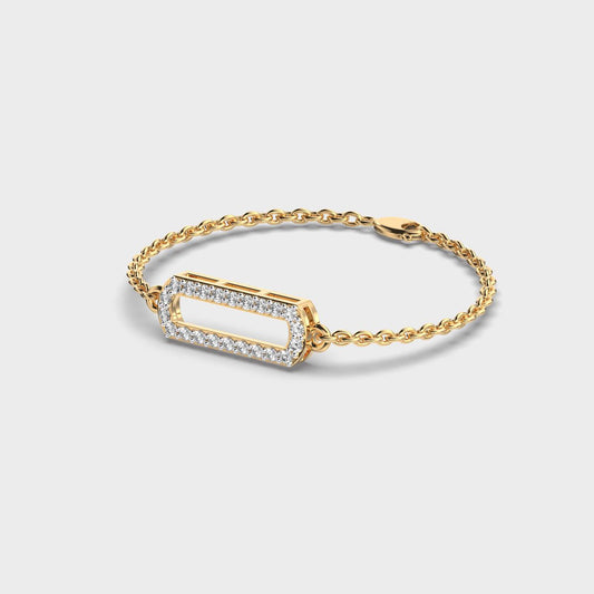 Delicate Diamond Chain Bracelet