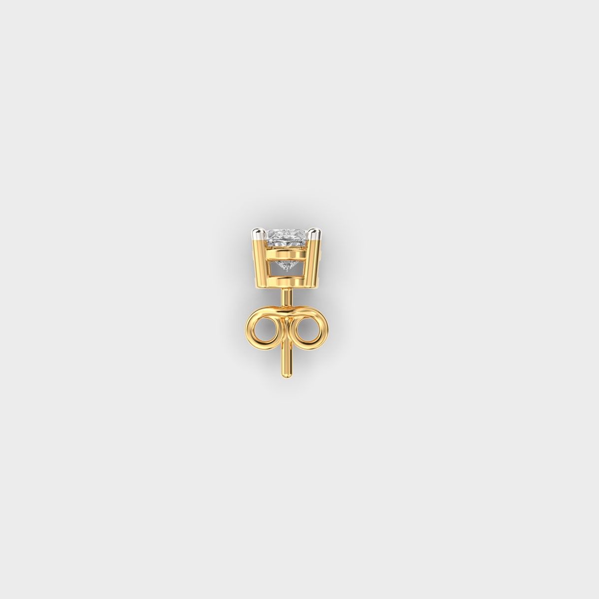 Flux Oval Diamond Studs For Men