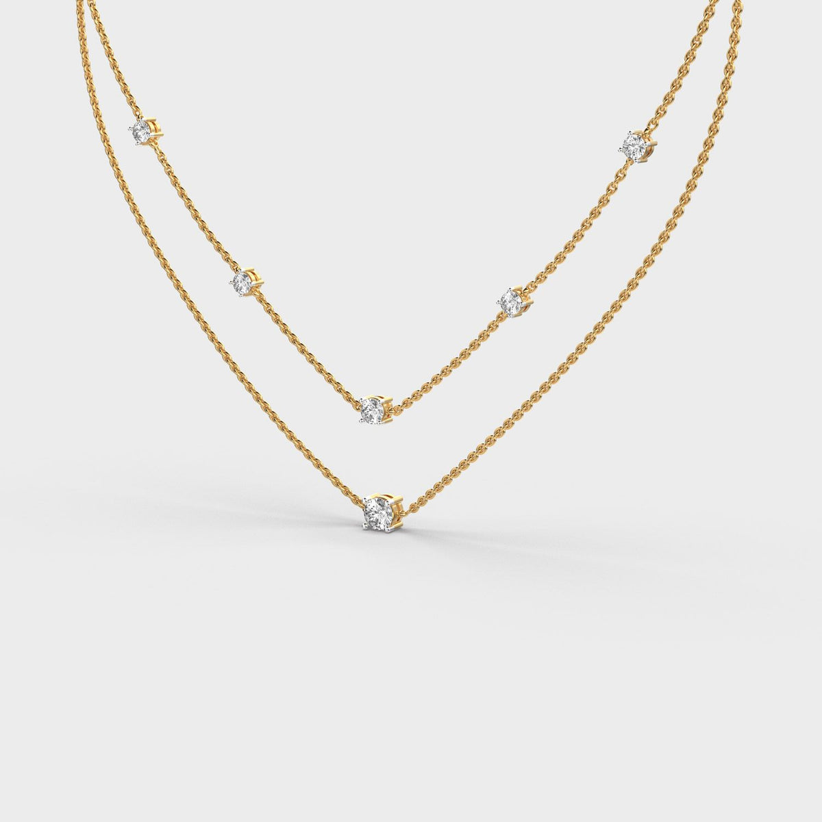 Lilibeth Amour Layered Diamond Necklace