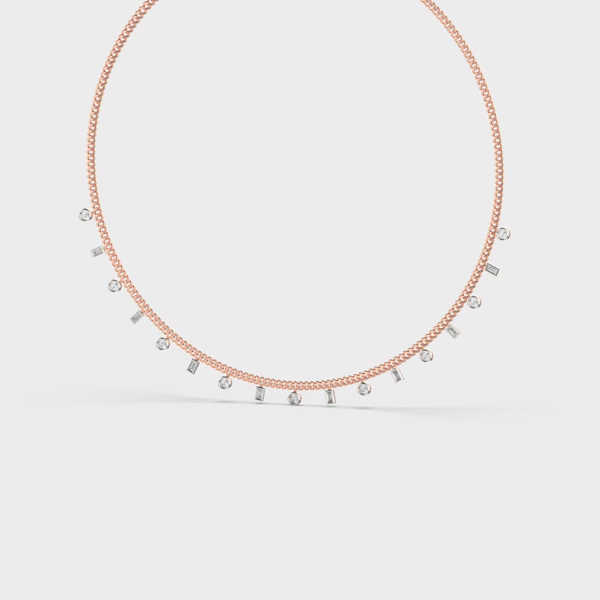Minimal Elise Diamond Necklace