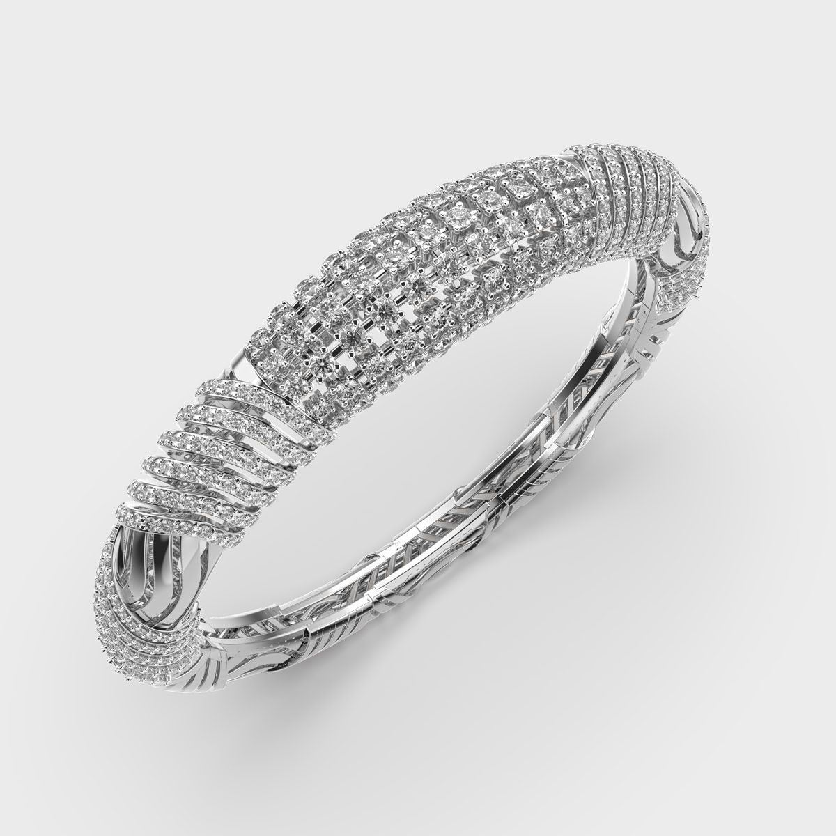 Dreamweaver Vine Spiral Diamond Bracelet