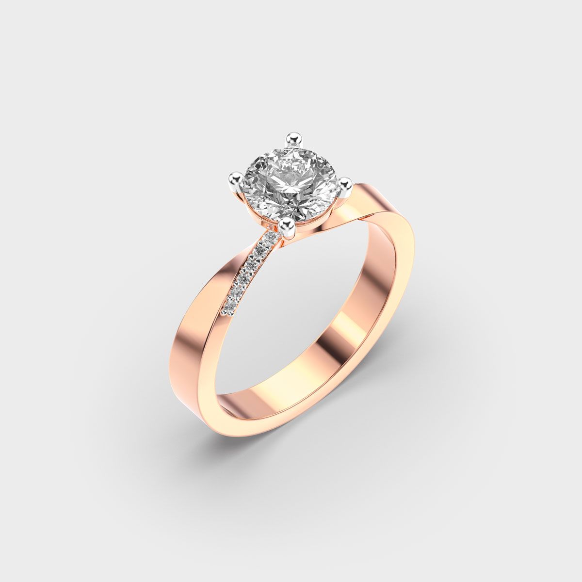 Romance Keepsake Couple Diamond Ring - View 8
