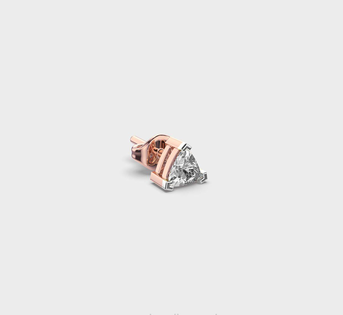 Elite Trillion Diamond Studs for Men