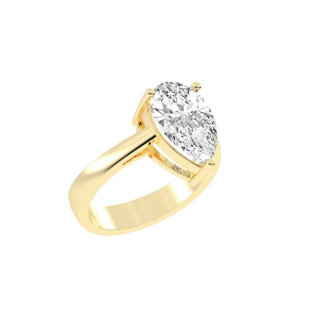 Elysia Pear Diamond Ring