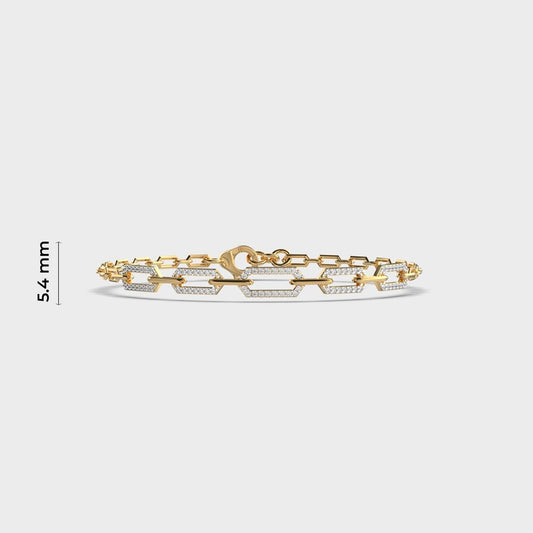 Linking In Love Diamond Bracelet