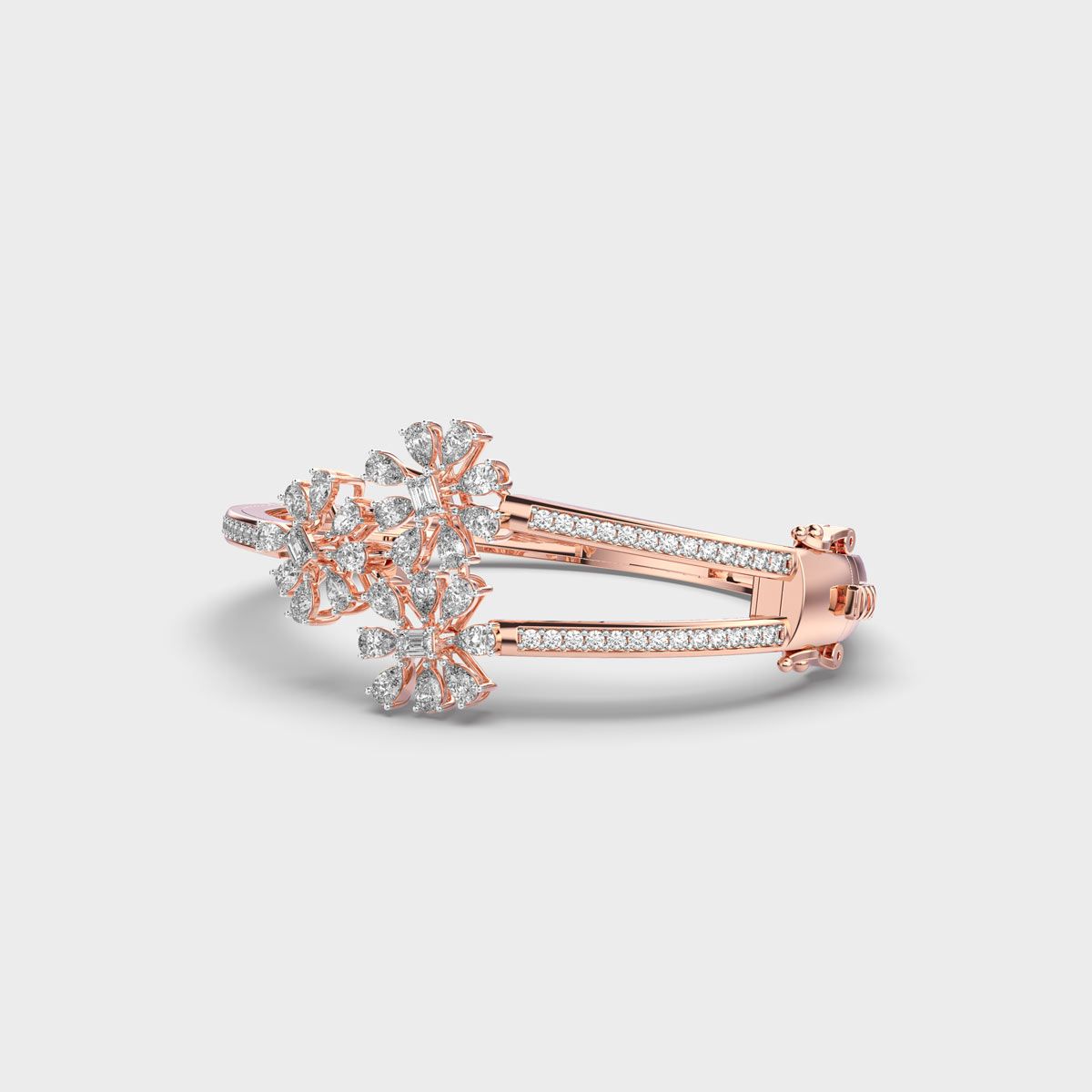 Triple Blossom Diamond Bracelet