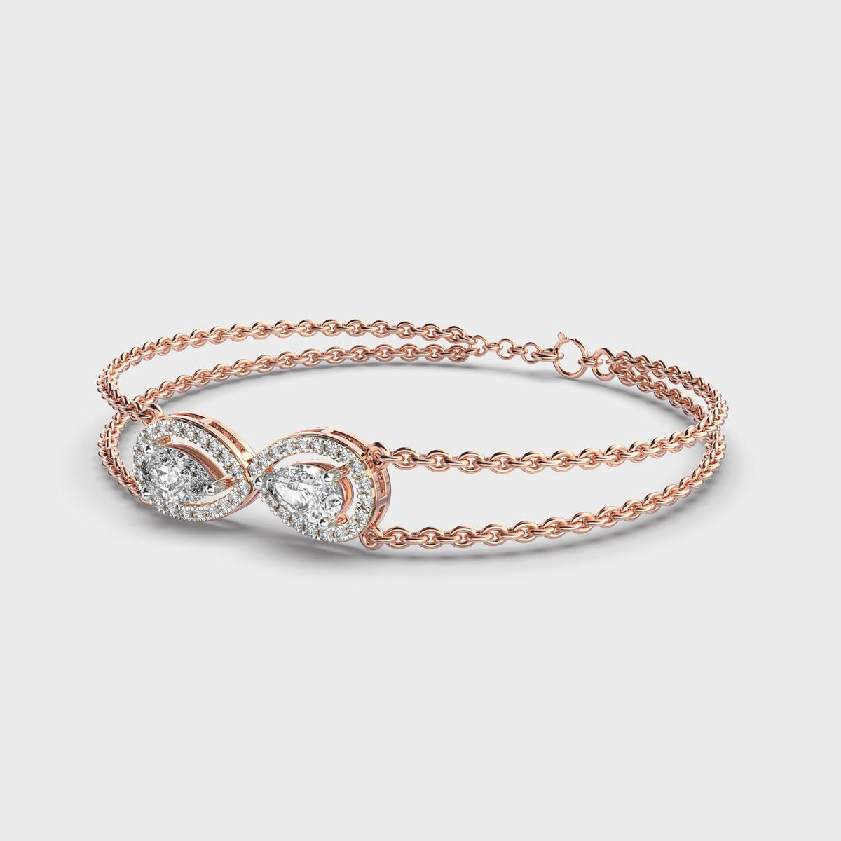 Dual Pear Eternal Diamond Bracelet Bracelet