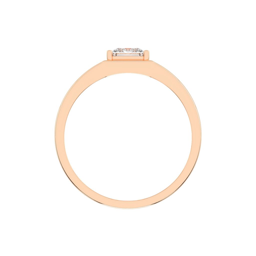 1.00Ct Princess Shape Solitaire