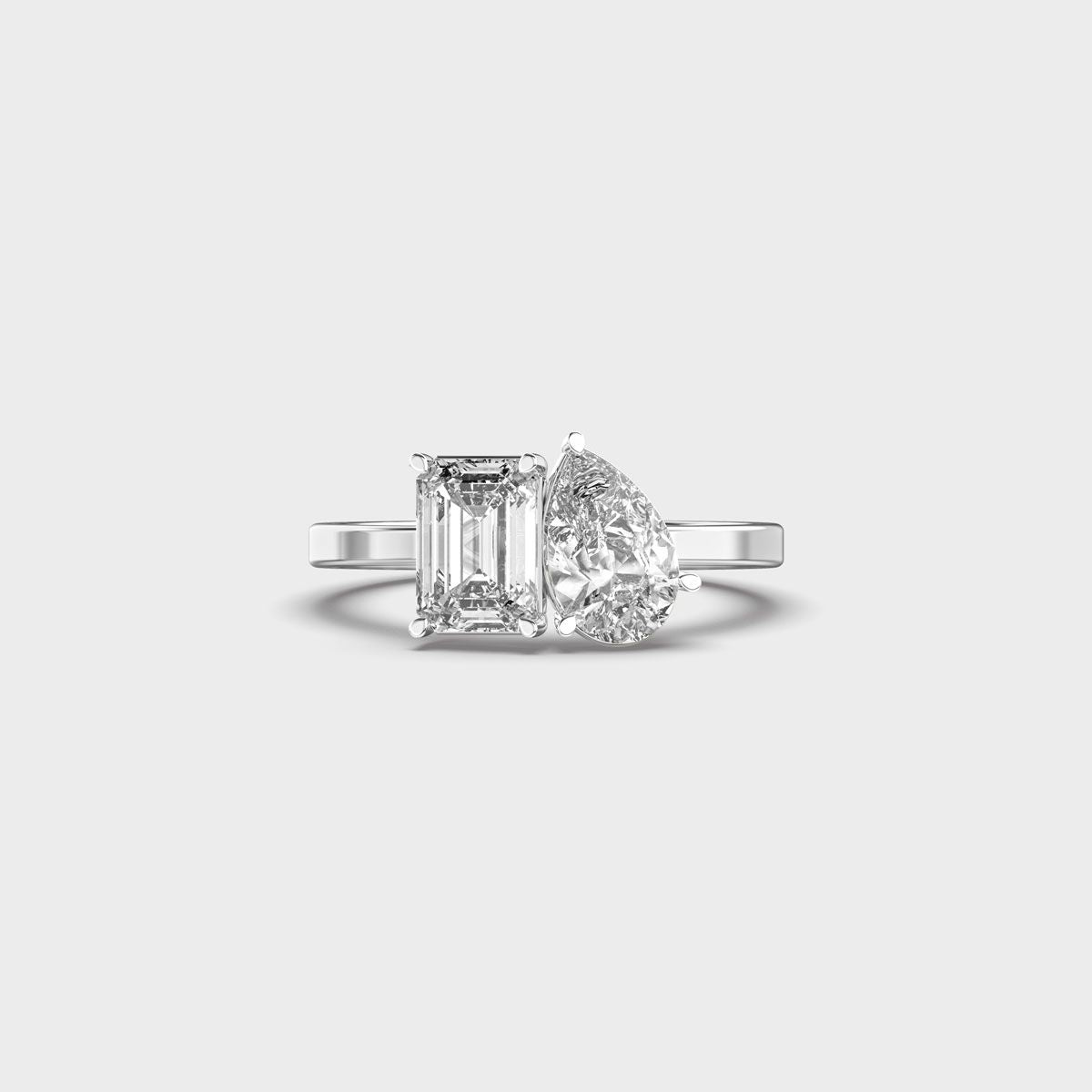 Just The Two Of Us Diamond Ring - View 10