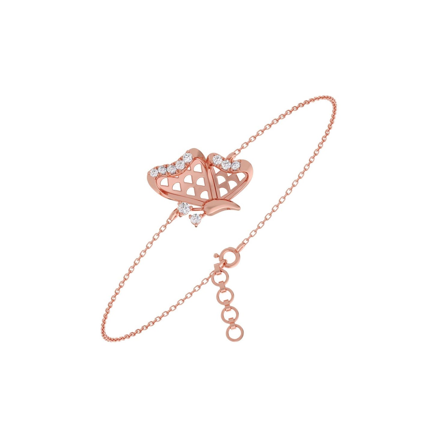 Lumi Butterfly Diamond Chain Bracelet