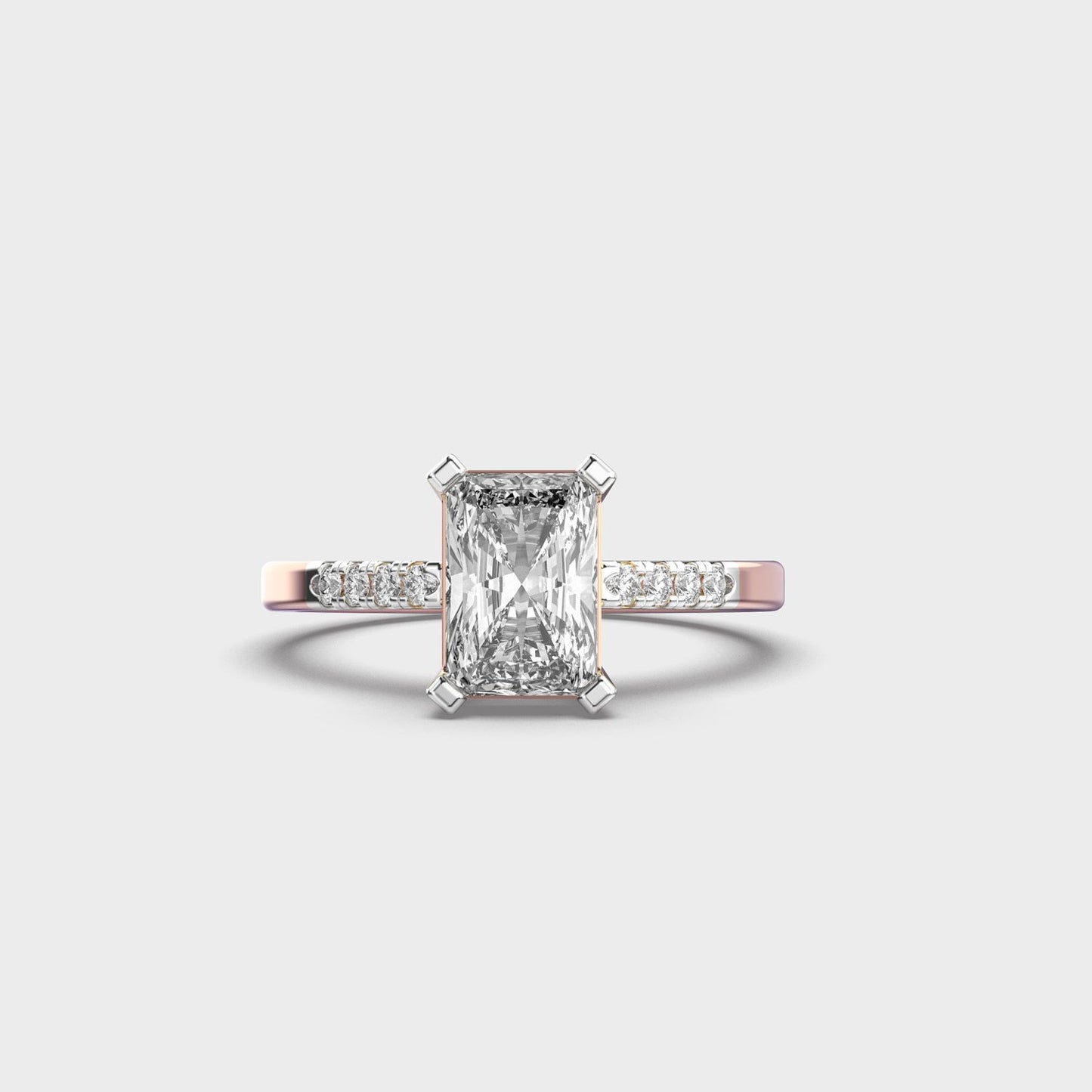Glory Days Radiant Cut Diamond Ring - View 9