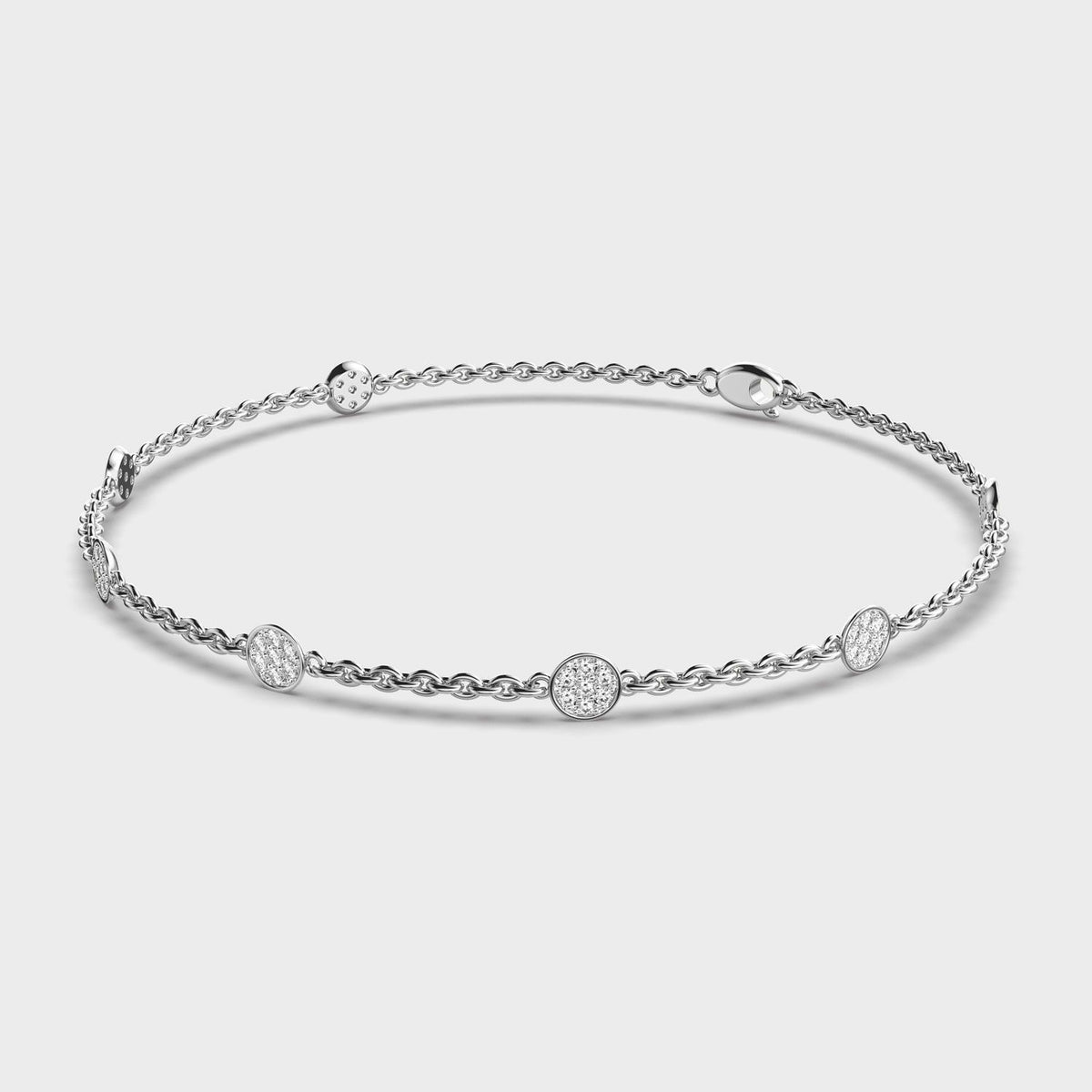 Refined Verge Diamond Bracelet