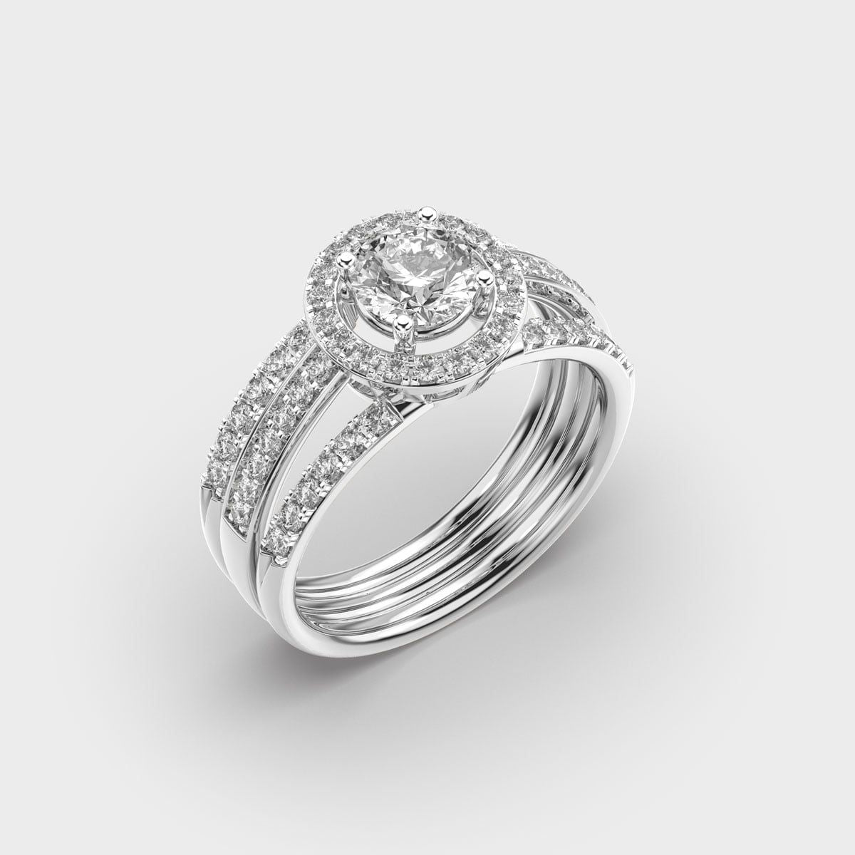 Clarion Orb Diamond Ring - View 14