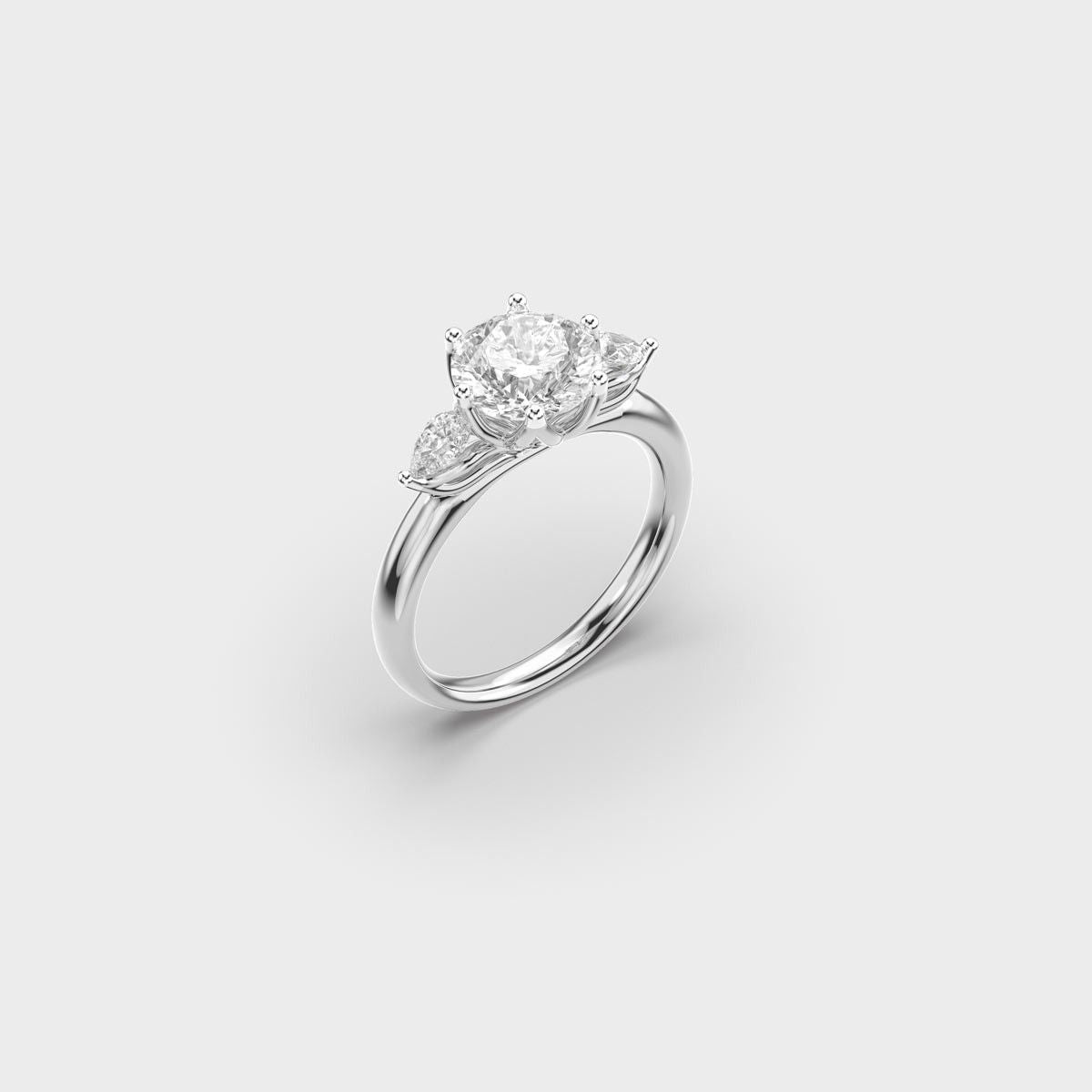 Pear Embrace Padma Cut Diamond Ring - View 12