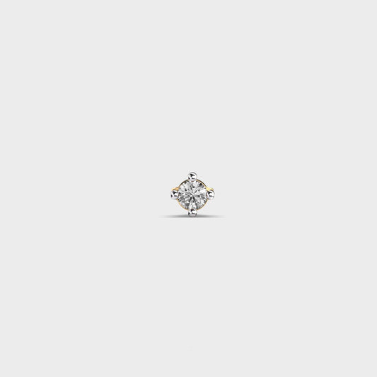 Mini Solo Diamond Ear Stud For Men