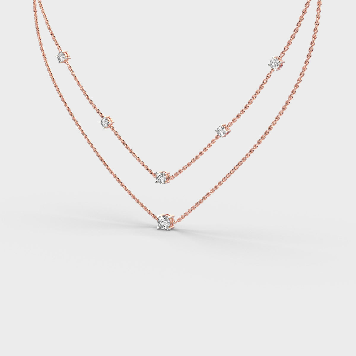 Lilibeth Amour Layered Diamond Necklace