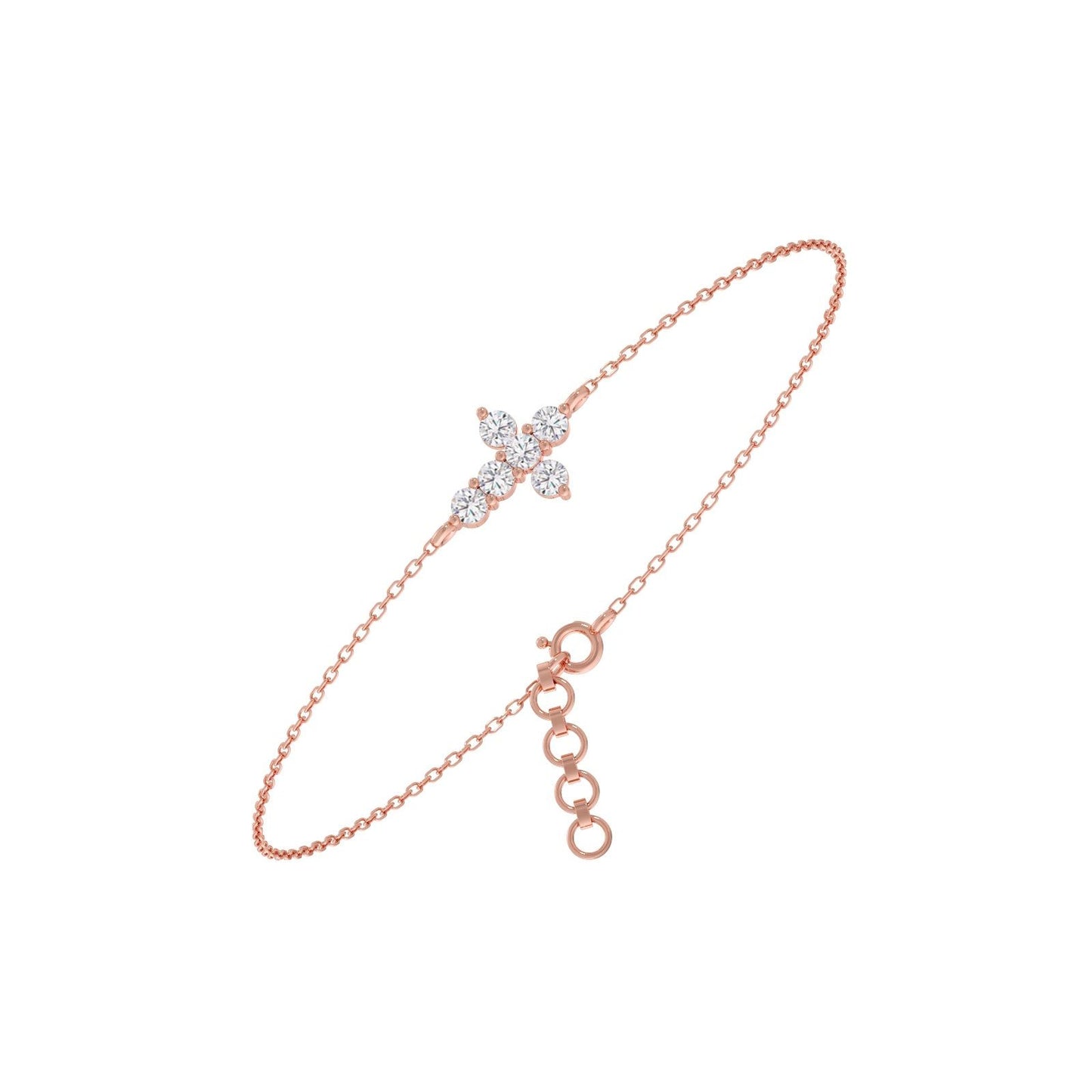 Linear Spark Chain Bracelet