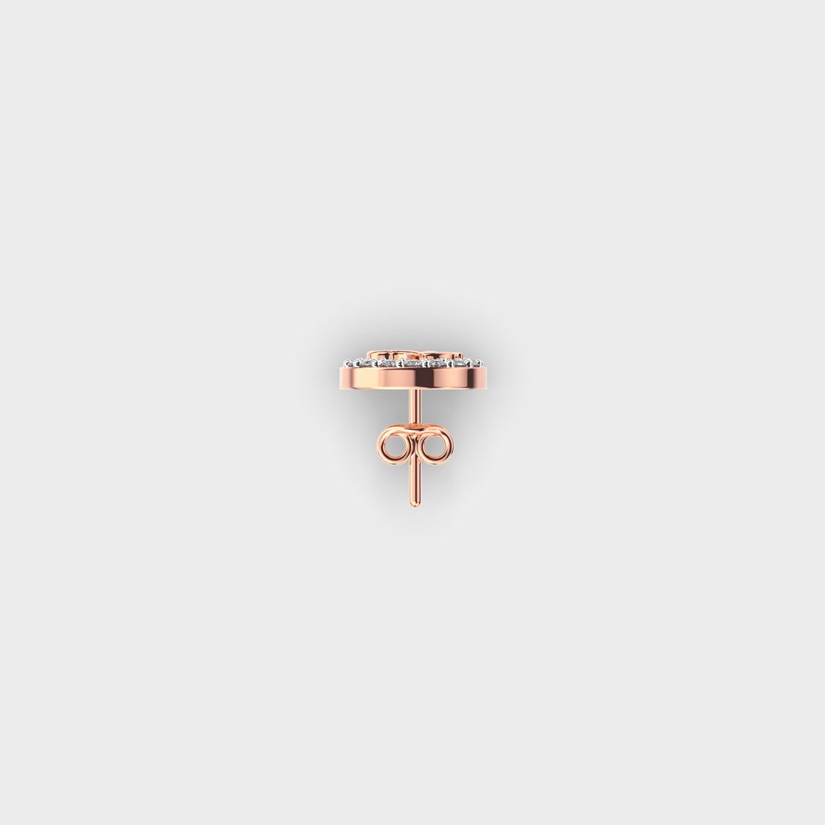 Amber Om Diamond Stud For Men