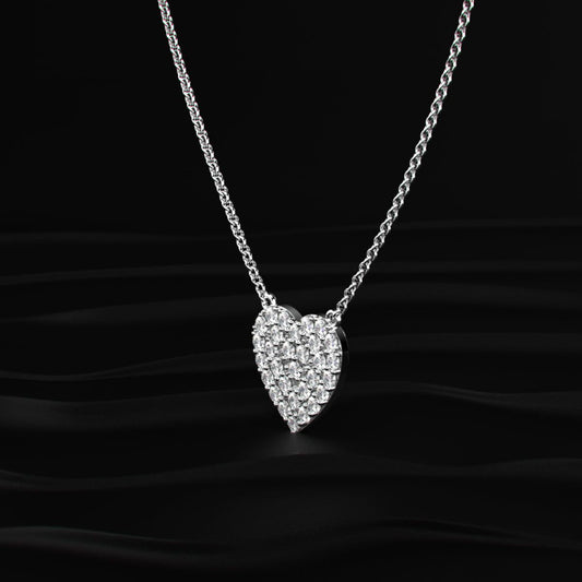 Chloe Heart Diamond Necklace