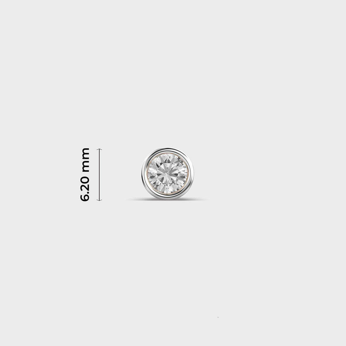 Slate Orb Diamond Stud for Men