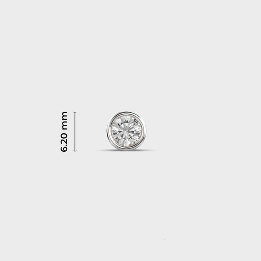 Slate Orb Diamond Stud for Men