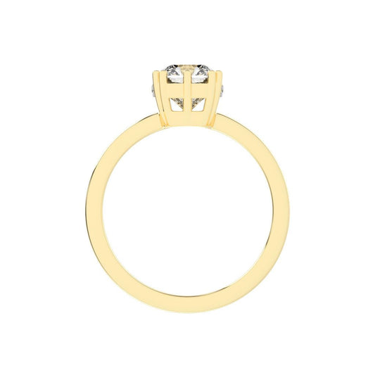 Solatriair Radiant Shape Lab Diamond Ring