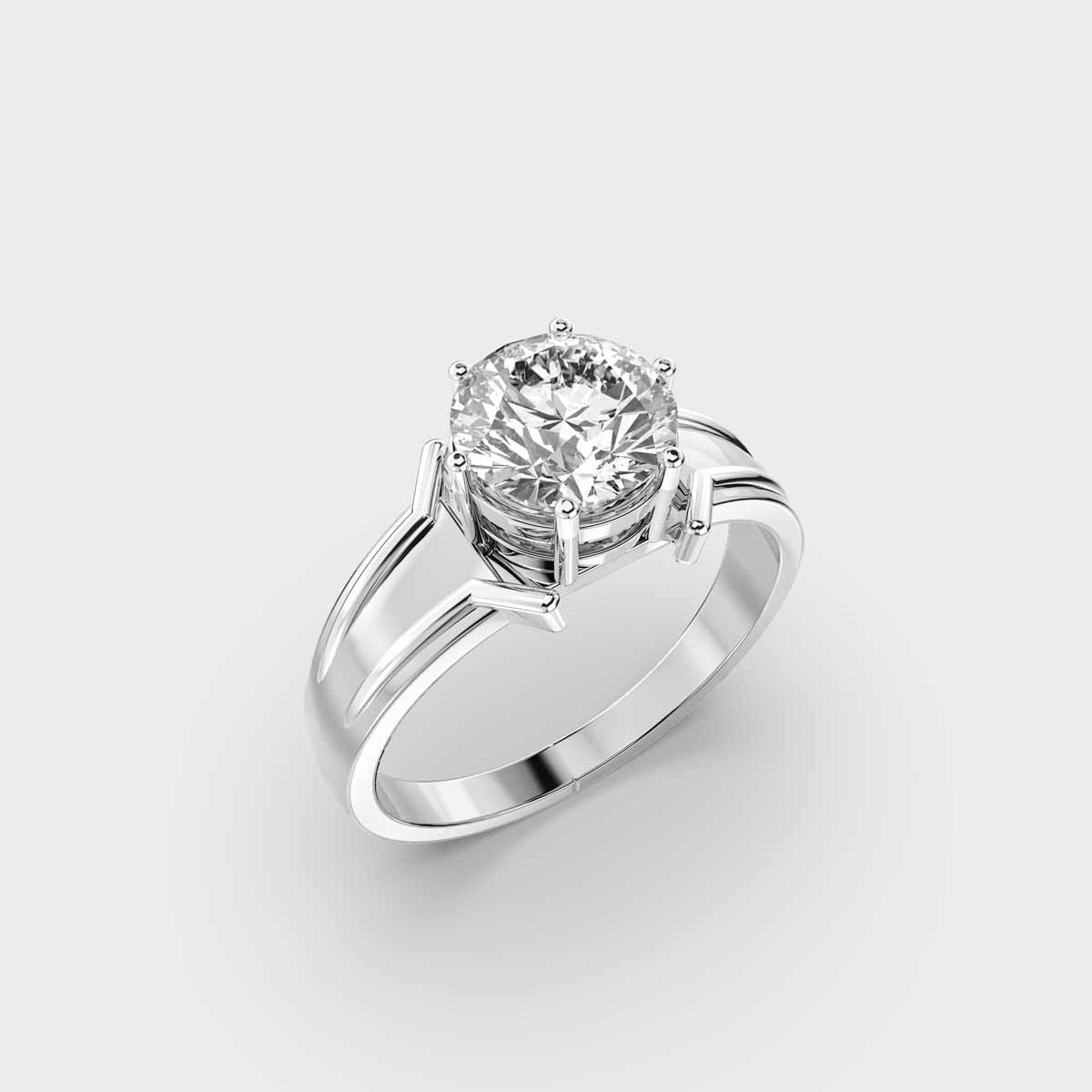 Gleaming Sun Diamond Ring For Men - View 9