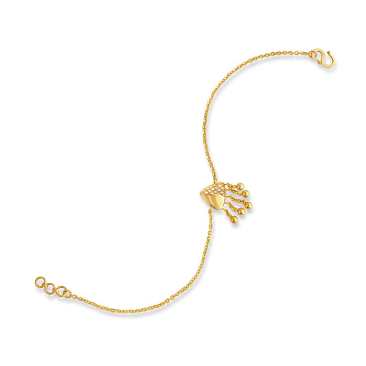 Jharokha Fusion Gold Chain Bracelet