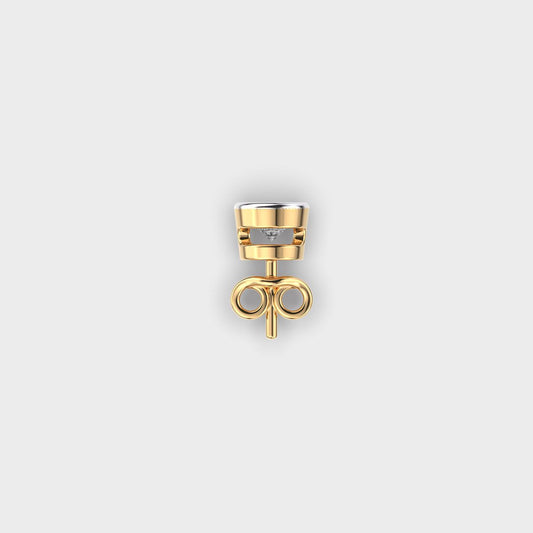 Appeal Round Diamond Stud For Men