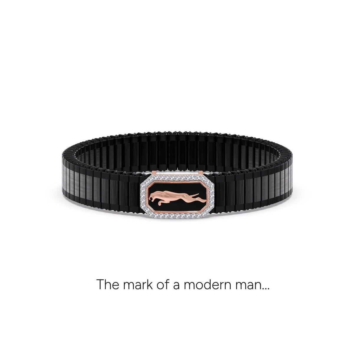 Apex Panther Diamond Men's Bracelet