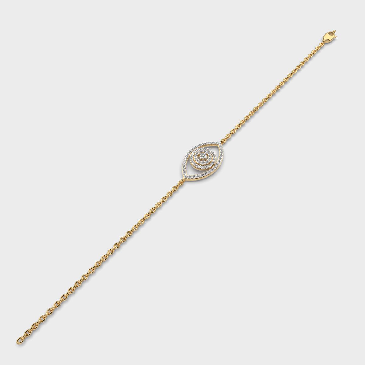 Classic Evil Eye Diamond Bracelet