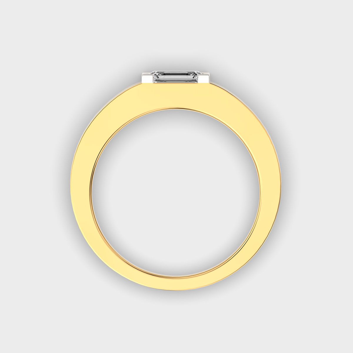 Earnest Proposal Diamond Band For Men - View 4