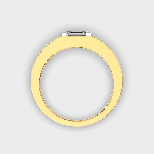 Earnest Proposal Diamond Band For Men - View 4