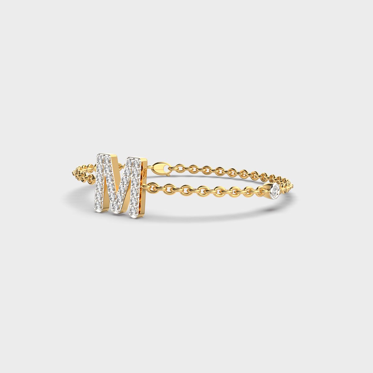 Mesmerising M Initial Bracelet
