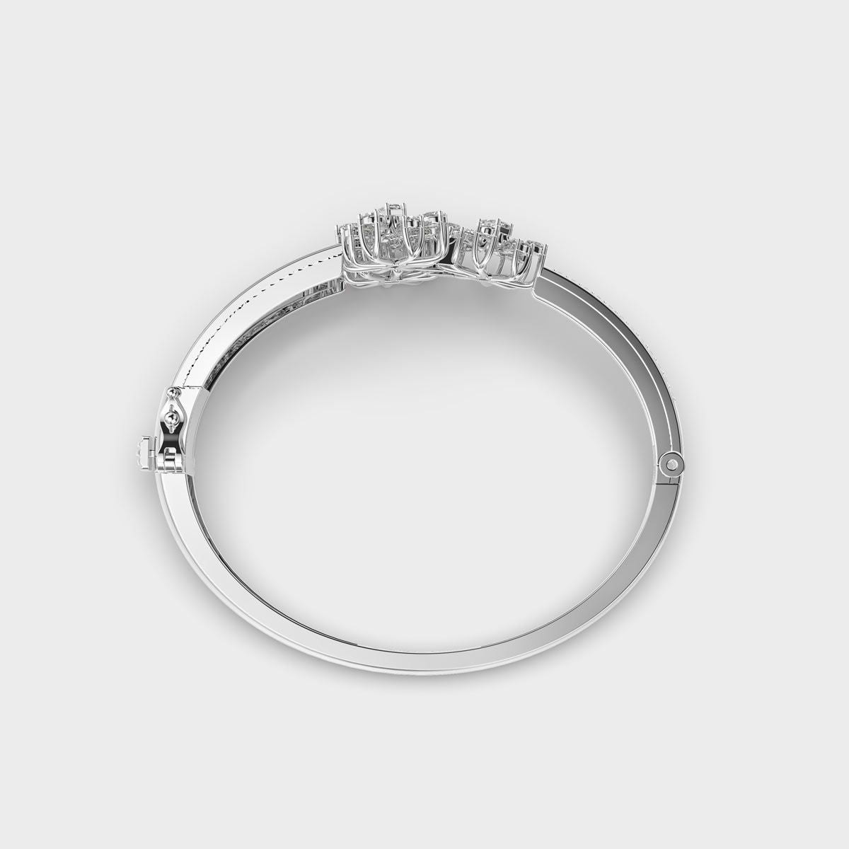 Triple Blossom Diamond Bracelet