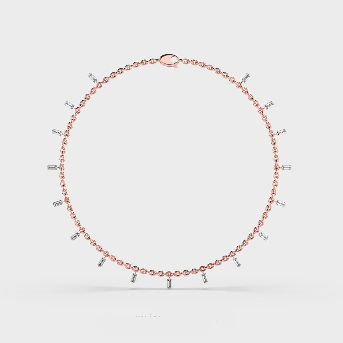 Golded Thread Diamond Bracelet