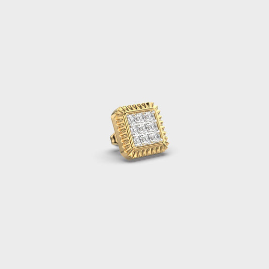 Gravitas Diamond Encrusted Studs