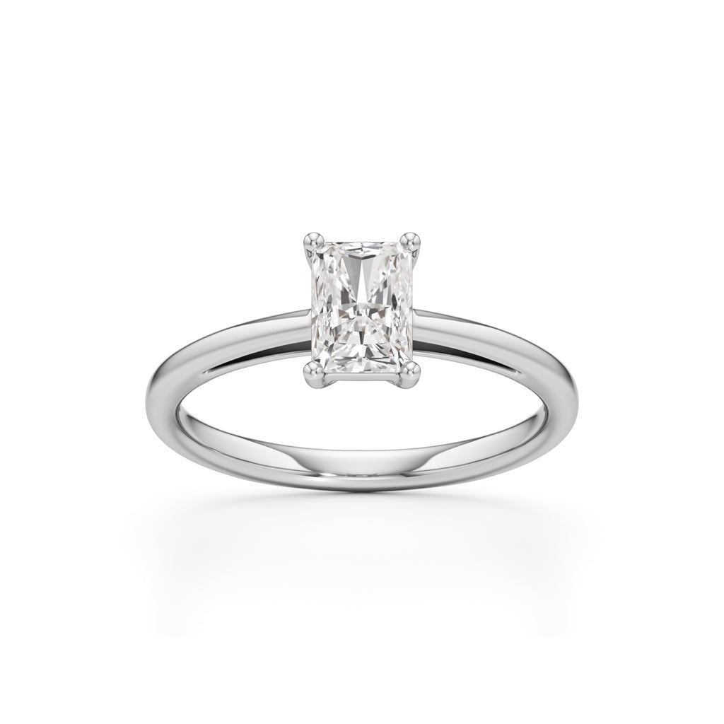 Solira 0.75Ct Radiant Cut Solitaire Ring
