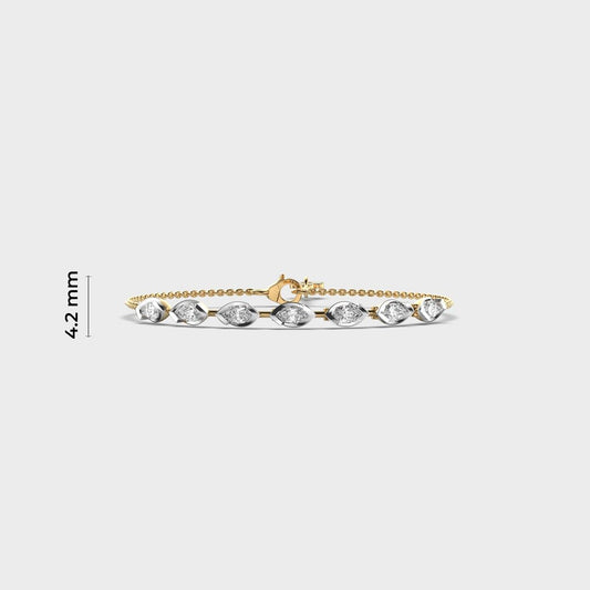 Graceful Light Diamond Bracelet