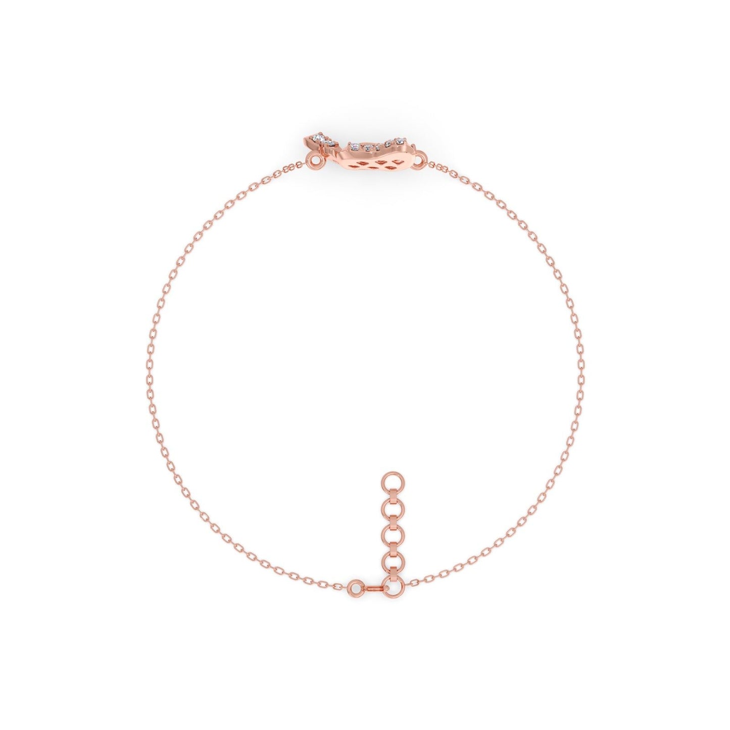 Lumi Butterfly Diamond Chain Bracelet