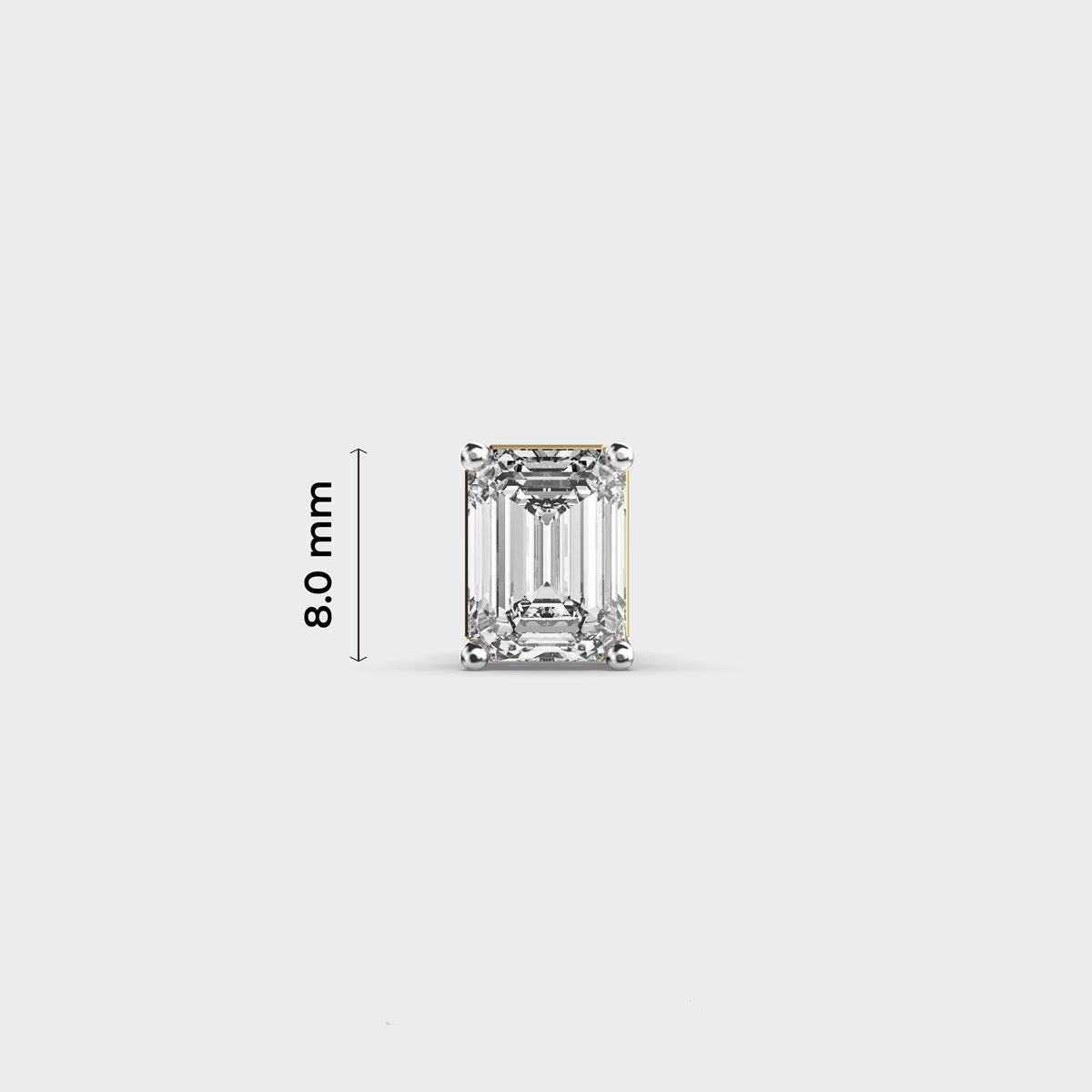 Emerald Luxe Diamond Stud
