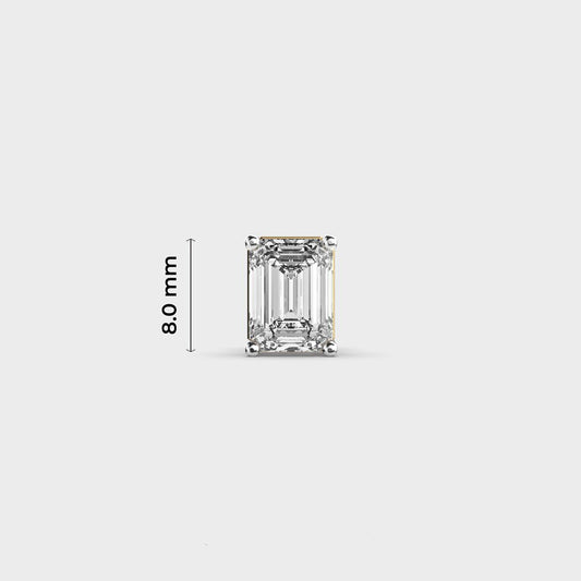 Emerald Luxe Diamond Stud