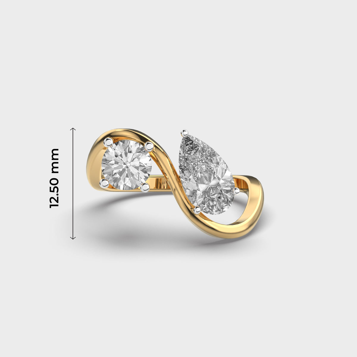 Us Together in Unity Diamond Ring - View 5