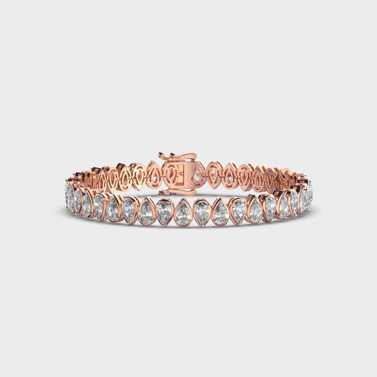 Pretty Woman Pear Diamond Bracelet