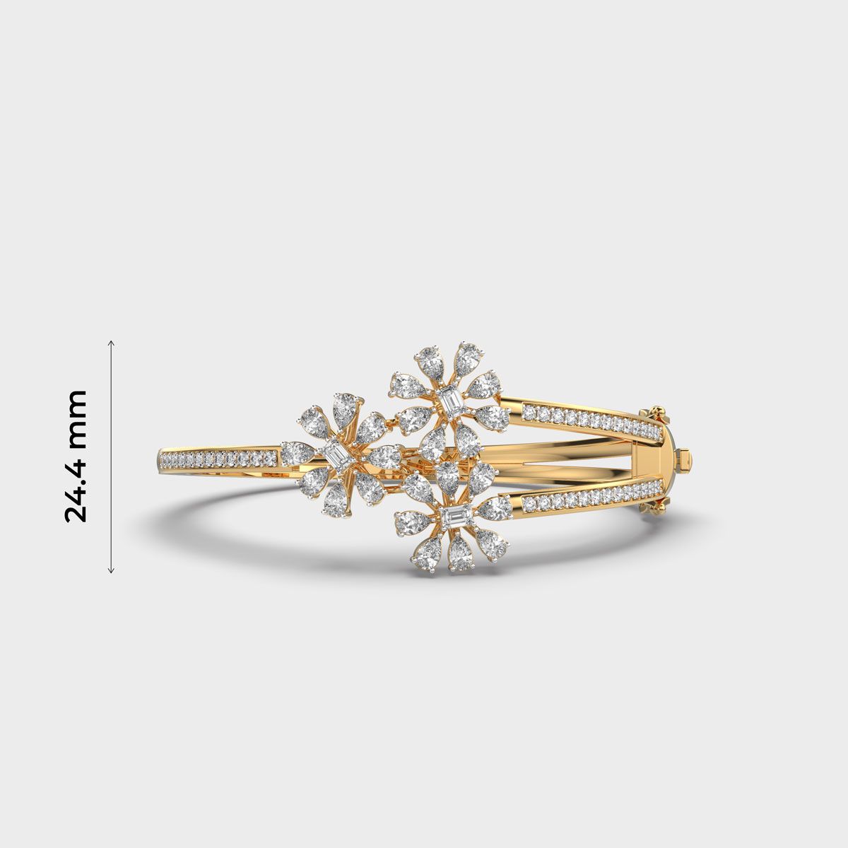 Triple Blossom Diamond Bracelet